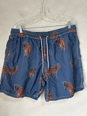 Vilebrequin 3XL XXXL zebra blue Swim Trunks